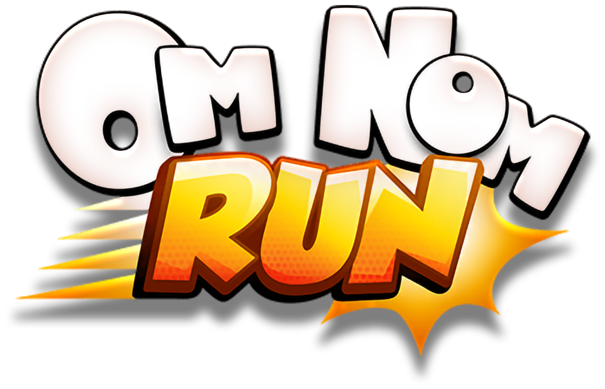 Om Nom Run logo
